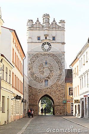 Tower In Jihlava Editorial Stock Photo