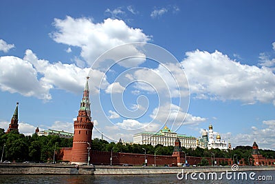 Tower of the Kremlin. Moscow. Stock Photo