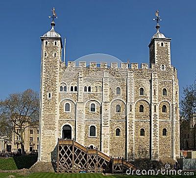 The tower of London in England Stock Photo