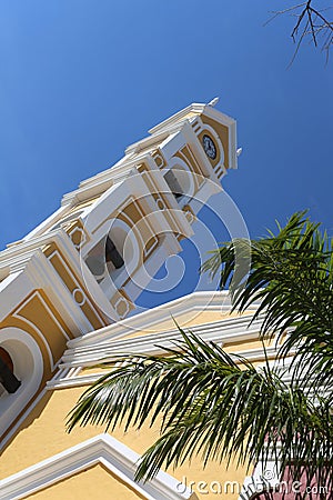 Mexican church in quintana Roo, playa del carmen Stock Photo