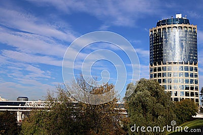 Tower 2000, Moscow International Business Centre Stock Photo