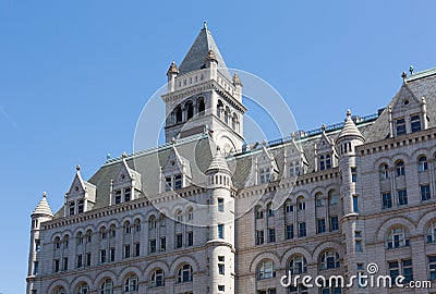 Tower of Old Post Office building Washington Stock Photo