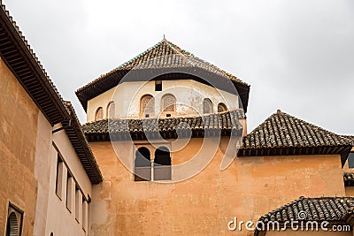 Tower of Palacio de Carlos V Editorial Stock Photo