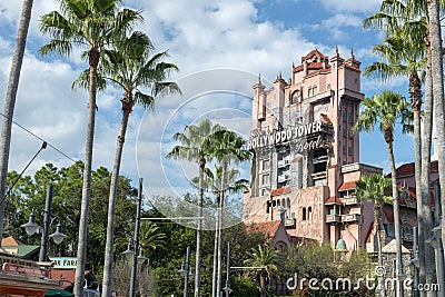 Tower of Terror, Disney World, Travel, Hollywood Studios Editorial Stock Photo