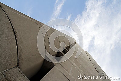 The towers designed by architect Kenzo Tange in Bologna. Editorial Stock Photo