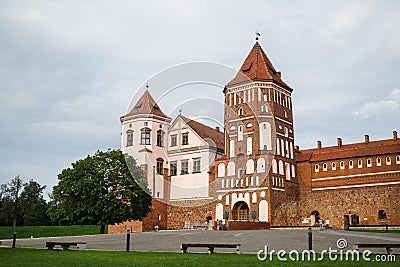 Towers of medieval castle Editorial Stock Photo