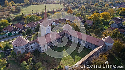 Ruins of medieval Castle Bethlen, Racos- Romania Stock Photo