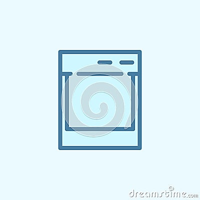 towing machine field outline icon. Element of 2 color simple icon. Thin line icon for website design and development, app Stock Photo