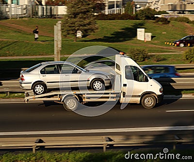 Towing service Stock Photo