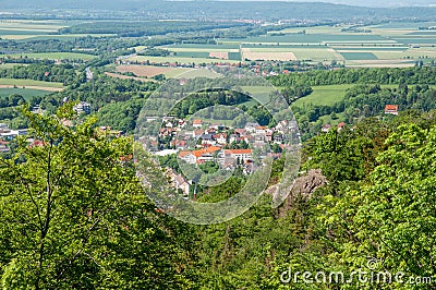 Town of Bad Harzburg in Germany Stock Photo