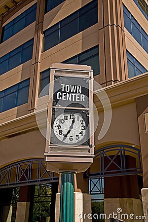 Town Center--Mesa Arizona Stock Photo