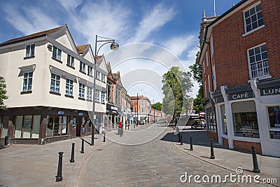 The town centre in High Wycombe, Buckinghamshire, UK Editorial Stock Photo