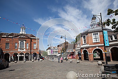 The town centre in High Wycombe, Buckinghamshire, UK Editorial Stock Photo