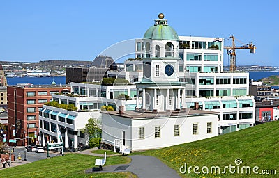 Town Clock Editorial Stock Photo