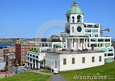 Town Clock Editorial Stock Photo