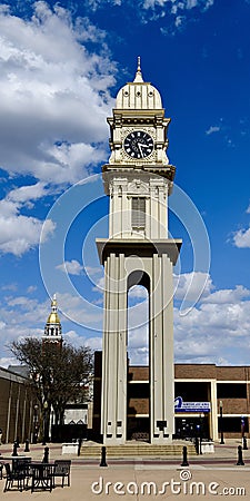 Town Clock Editorial Stock Photo