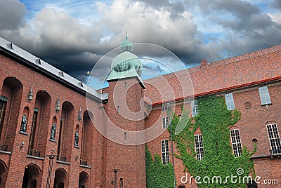 Town hall. Stock Photo