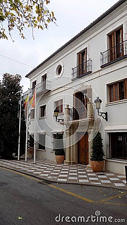 Town hall- Benalmadena-ANDALUSIA-spain Editorial Stock Photo