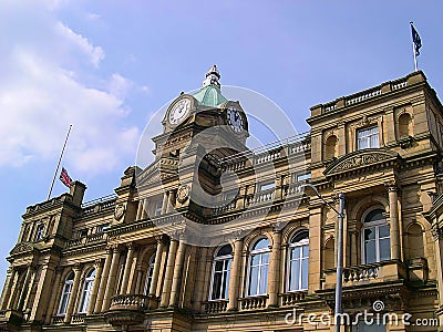 Town Hall in Burnley Lancashire Editorial Stock Photo