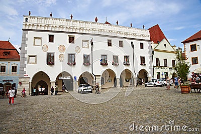 Town Hall, Cesky Krumlov Editorial Stock Photo