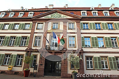 Town hall in Colmar Stock Photo