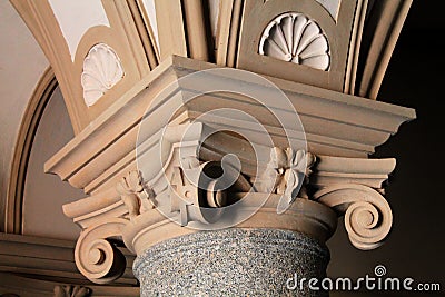 Town Hall craftmanship of Frydlant Stock Photo
