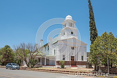 Town hall in Fauresmith Editorial Stock Photo