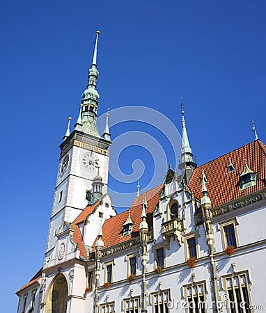 Town hall, Olomouc, Czech republic Stock Photo