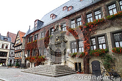 Town hall of Quedlinburg Stock Photo