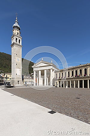 Town Hall And Santa Maria Assunta Cathedral Editorial Stock Photo