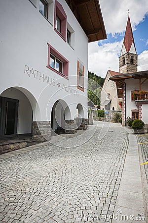 Town Hall in St. Pankraz Editorial Stock Photo