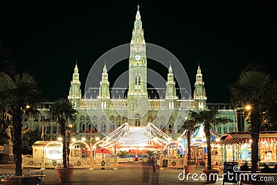 Town hall in vienna Editorial Stock Photo