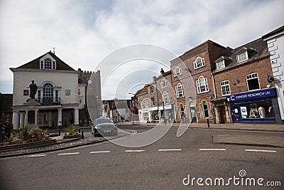 The Town Hall in Wallingford, Oxfordshire in the UK Editorial Stock Photo