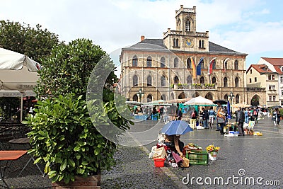 Town hall in Weimar Editorial Stock Photo