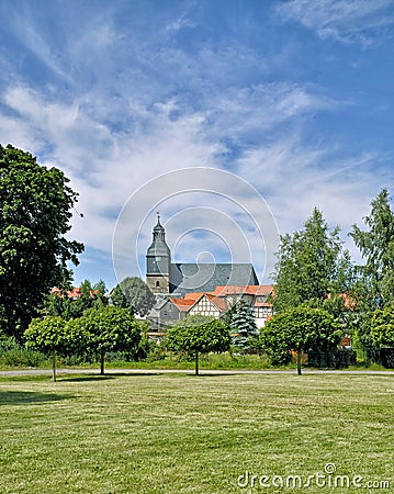 Harzgerode,Harz Mountain,Saxony-Anhalt,Germany Stock Photo