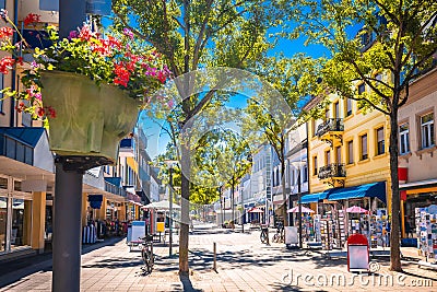 Town of Kehl colorful street view Stock Photo