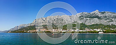 Town Makarska in Croatia Stock Photo