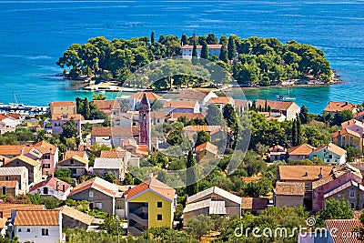 Town of Preko, Ugljan Island Stock Photo