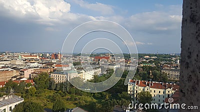 Overview city hight Stock Photo