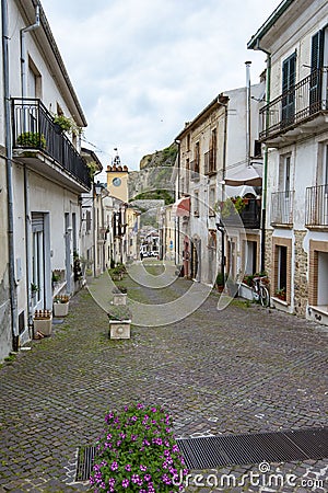 Town of Roccascalegna Stock Photo