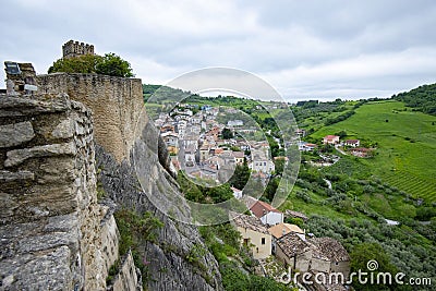 Town of Roccascalegna Stock Photo