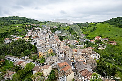 Town of Roccascalegna Stock Photo