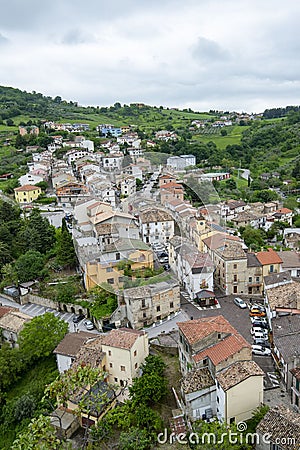 Town of Roccascalegna Stock Photo