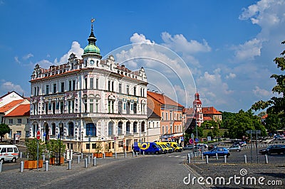 Town Roudnice nad Labem Editorial Stock Photo