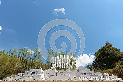 Town of Soportujar model Stock Photo