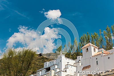 Town of Soportujar model Stock Photo