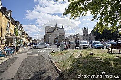 Stow in the Wold town square Editorial Stock Photo