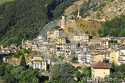 Town of Tende, France. Stock Photo