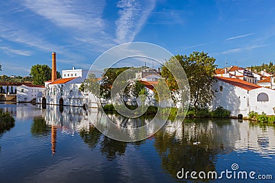 Town Tomar - Portugal Stock Photo