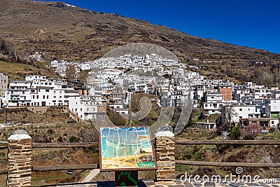 Trevelez in La Alpujarra Granadina, Sierra Nevada, Spain. Stock Photo